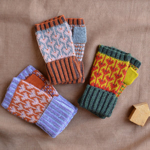 Jacquard Knit Hand Warmers - 100% Merino - Fästfolk (Adults)