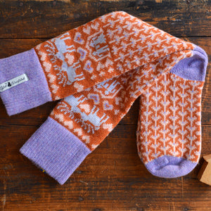 Long Woollen Rag Socks - Recycled Lambswool - Fästfolk (Adults 38-41)