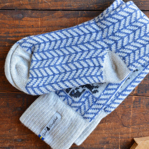Long Woollen Rag Socks - Recycled Lambswool - Gotland (Adults 38-41)