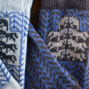 Long Woollen Rag Socks - Recycled Lambswool - Gotland (Adults 38-41)