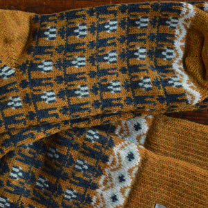 Long Woollen Rag Socks - Recycled Lambswool - Kören (Adults 38-41)