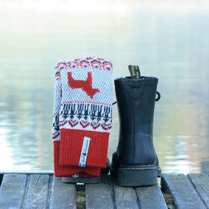 Long Woollen Rag Socks - Recycled Lambswool - Darlana (Adults 38-41)