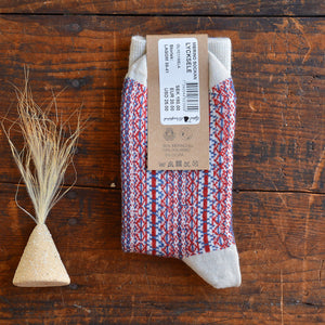 Jacquard Knit Socks - Merino Wool - Lycksele (Adults 38-45)