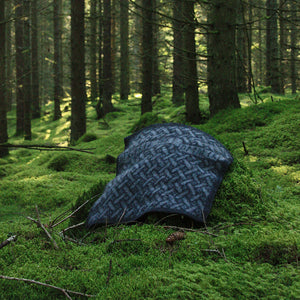 Jacquard Woven Seat Pad - 100% Wool - Futhark (43x43cm)