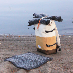 Jacquard Woven Seat Pad - 100% Wool - Futhark (43x43cm)