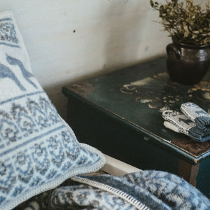 Jacquard Woven Cushion Cover - 100% Wool - Darlana (50x50cm)