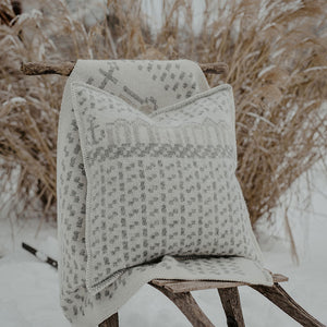 Jacquard Woven Cushion Cover - 100% Wool - Skaftö (50x50cm)