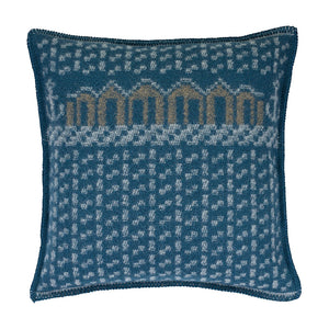 Jacquard Woven Cushion Cover - 100% Wool - Skaftö (50x50cm)