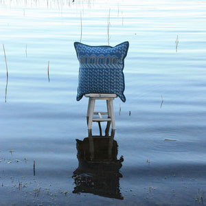 Jacquard Woven Cushion Cover - 100% Wool - Skaftö (50x50cm)