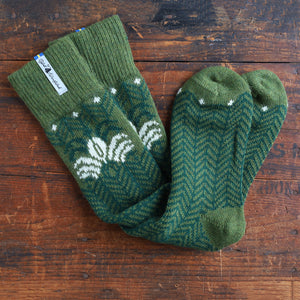 Long Woollen Rag Socks - Recycled Lambswool - Fager (Adults 34-41)