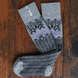 Long Woollen Rag Socks - Recycled Lambswool - Fager (Adults 34-41)