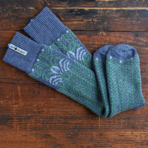 Long Woollen Rag Socks - Recycled Lambswool - Fager (Adults 34-41)