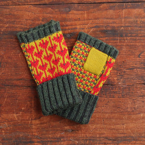 Jacquard Knit Hand Warmers - 100% Merino - Fästfolk (Adults)