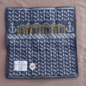 Jacquard Woven Cushion Cover - 100% Wool - Skaftö (50x50cm)