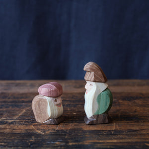 Ostheimer Handcrafted Wooden Toys - Fir Tree with Gnomes (3 pieces)