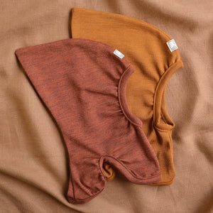 Baby Pixie Balaclava with Neck Warmer - Wool/Silk (6-24m)