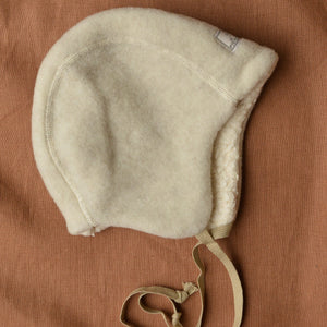 Jan Baby Wool Fleece Hat with Organic Cotton Teddy Lining (0-3y)