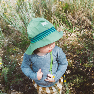 Firefighter Sun Hat - 100% Organic Cotton - UV60+ (6m-8y+)