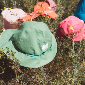 Firefighter Sun Hat - 100% Organic Cotton - UV60+ (6m-8y+)