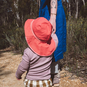 Firefighter Sun Hat - 100% Organic Cotton - UV60+ (6m-8y+)