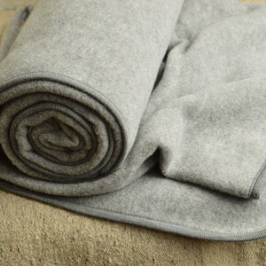 Organic Merino Wool Fleece Blanket - Large (180x160cm)
