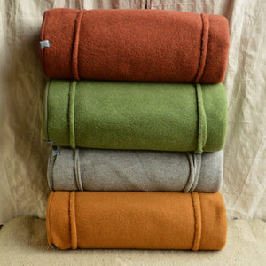 Organic Merino Wool Fleece Blanket - Large (180x160cm)
