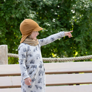 Merino Sun Visor - Organic Wool/Silk (Baby-Adult)