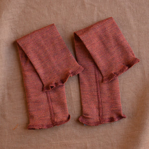 Baby Fine Legwarmers in Organic Wool/Silk (0-2y+)