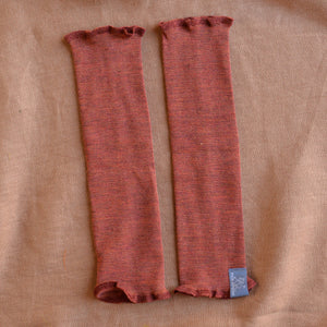 Baby Fine Legwarmers in Organic Wool/Silk (0-2y+)