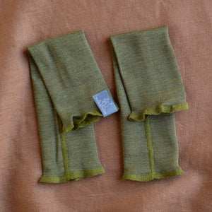 Baby Fine Legwarmers in Organic Wool/Silk (0-2y+)