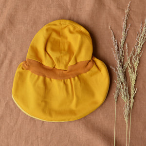 Tim Baby Legionnaire Sun Cap - Organic Cotton UV60 - AW25 Golden Yellow *Last Ones