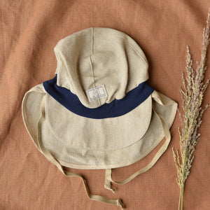 Tim Baby Legionnaire Sun Cap - Organic Linen (1m-4y+)
