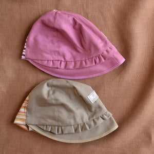 Emma Baby Sun Bonnet - 100% Organic Cotton - UV40 (1-12m)