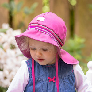 Firefighter Sun Hat - 100% Organic Cotton - UV60+ (6m-8y+)