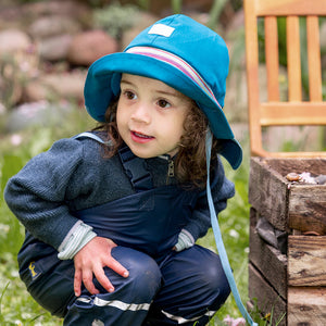 Firefighter Sun Hat - 100% Organic Cotton - UV60+ (6m-8y+)