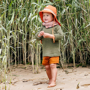 Firefighter Sun Hat - 100% Organic Cotton - UV60+ (6m-8y+)