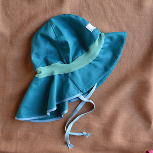 Firefighter Sun Hat - 100% Organic Cotton - UV60+ (6m-8y+)