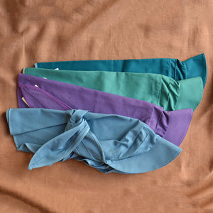 Bandana Style Sun Visor - 100% Organic Cotton - UV60+ (Child-Adult)