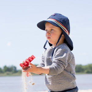 Tim Baby Legionnaire Sun Hat - Organic Cotton - UV60+ (1m-4y+)