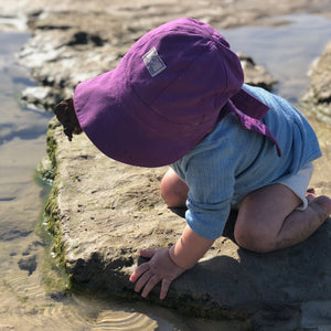 Sun Bonnet Amelie - 100% Organic Cotton - UV60+ (6m-4y+)