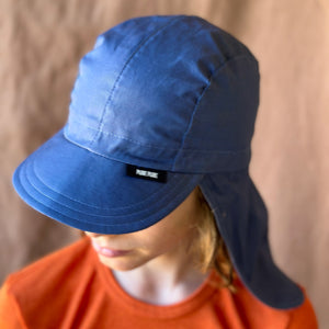 Sun Cap with Neck Protection in Organic Cotton (Child-Youth) *Last one!