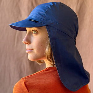Sun Cap with Neck Protection in Organic Cotton (Child-Youth) *Last one!