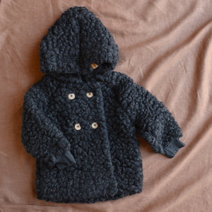 Plush Hooded Jacket - Wool/Tencel Teddy (1-8y) *Returning 2026