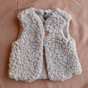 Plush Vest - Wool/Tencel Teddy (1-6y) *Returning 2026