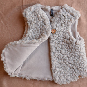 Plush Vest - Wool/Tencel Teddy (1-6y) *Returning 2026