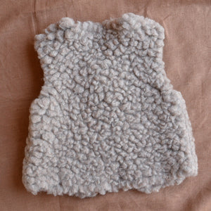 Plush Vest - Wool/Tencel Teddy (1-6y) *Returning 2026