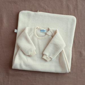 Sleeping Bag with Arms - Organic Merino Wool Fleece (3m-2y)