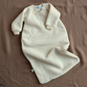 Sleeping Bag with Arms - Organic Merino Wool Fleece (3m-2y)