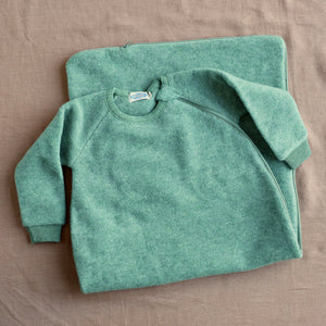 Sleeping Bag with Arms - Organic Merino Wool Fleece (12-24m)