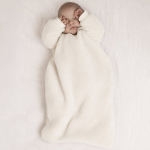 Sleeping Bag with Arms - Organic Merino Wool Fleece (3m-2y)